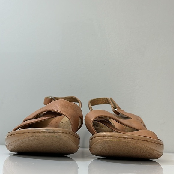 Born Brown Leather Slingback Sandals Size 9 - Picture 4 of 16